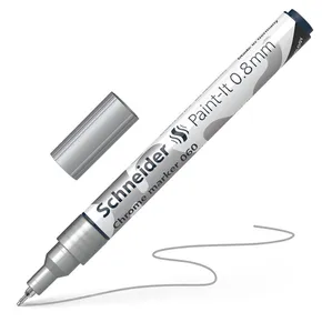 Vysústrujiteľný popisovač chróm „Paint-It 060“, 0,8 mm, SCHNEIDER ML06001460